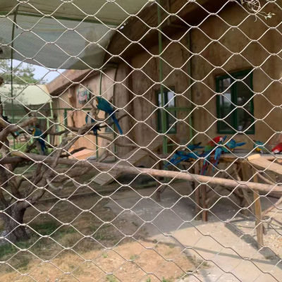 304 316L Edelstahl-Gitternetz Vogelgarten-Gitternetz Zoo Drahtseilnetz