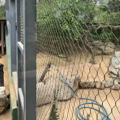 2 mm Flexible Edelstahlseilnetz Zoo Vogelgarten Netz