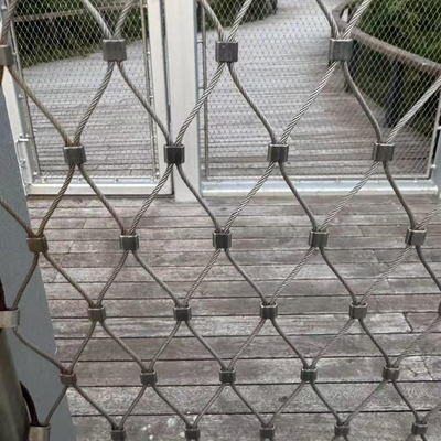 2 mm 50 mm Lochgröße 316 Edelstahl Vogelgarten Drahtseilnetz für Zoos