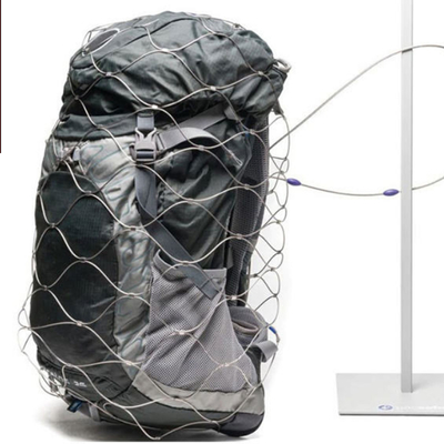 Edelstahl-Tropfenverhütung Sicherheitsnetz Edelstahl-Drahtseilmaschenbeutel