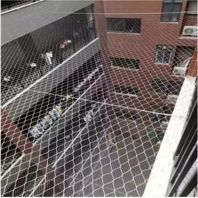 Architektonisches Edelstahl-Drahtseilnetz für Balustraden-Schutznetz