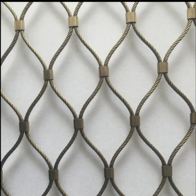 Solid Anti-Fall Stainless Steel Wire Rope Drop Prevention Net For  School And Kindergarten