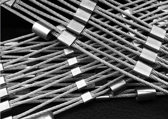 Kletternder Nettodiamant formen das 316 Zwingen-Seil-Masche