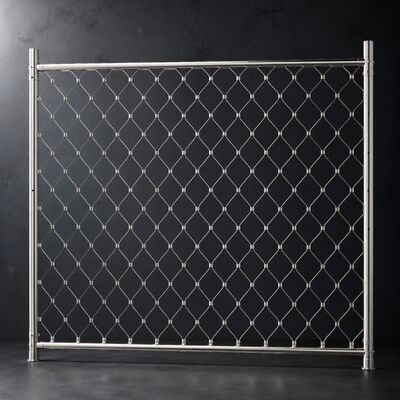 Balustraden-Füllkabel 80x80mm Schraubseilnetz für Treppe