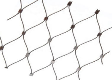 Leichte Edelstahl-Drahtseil-Masche des Netz-2.4mm