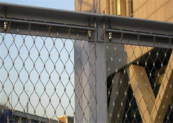 Draht Mesh For Falling Prevention Verkehrs-Sperren-Zaun-Stainless Steels 50x50