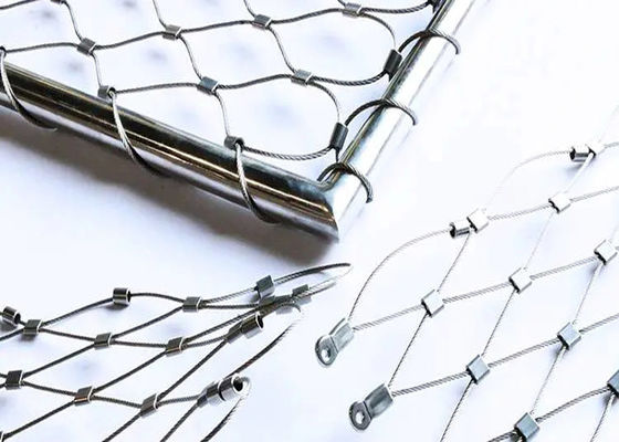 Stärkes, langlebiges, rostfreies Seilnetz aus Edelstahl 316