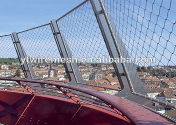 4.0mm Sus 304 Edelstahl Webnet Sus-316 architektonischesflexibles