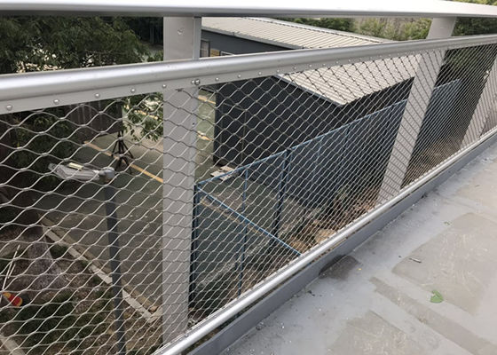 Hand- gesponnener Sicherheitszaun Steel Rope Fence für Brücken-Geländer und Balustrade
