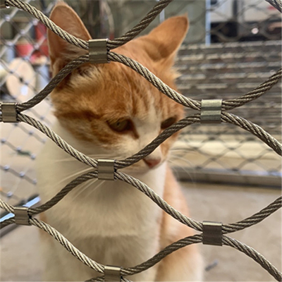 Flexibler geknoteter 7 x 19 Zoo-Draht Mesh Fencing Animal Enclosure