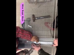 Drahtseilnetz mit Kauschen