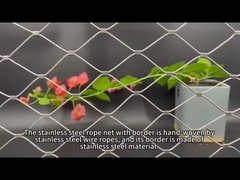 Wie sieht ein Drahtseilgeflecht aus Edelstahl aus?