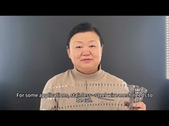 Diamantferrule aus Edelstahlseil Vögelvögelnetz