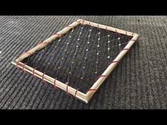 Edelstahl-Drahtseilnetz Flexibles Metallhülsen Zoo-Gitter