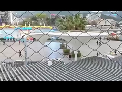 Das Seilnetz aus Edelstahl zum Schutz in der Landschaft