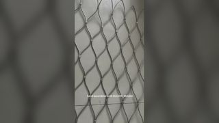Doppelschlaufen-Drahtseilnetz aus Edelstahl